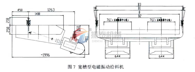 电磁振动给料机外形尺寸